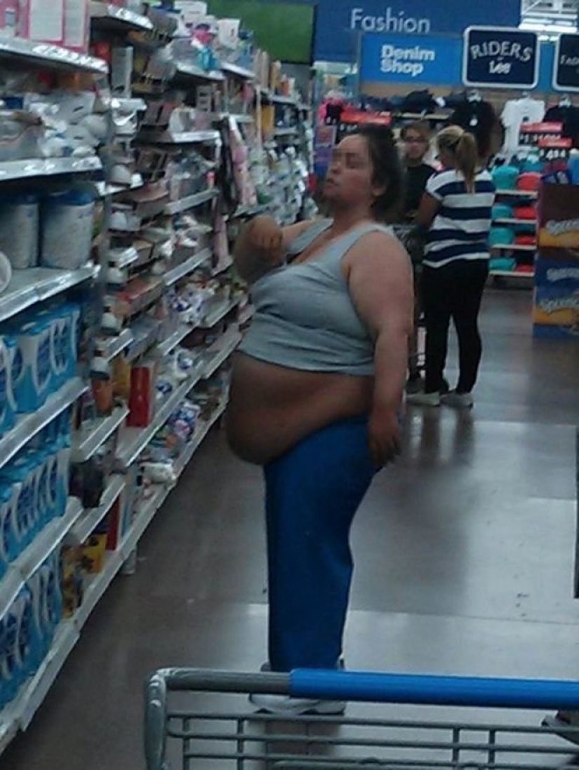 "Clothing by size? You didn't hear it!»