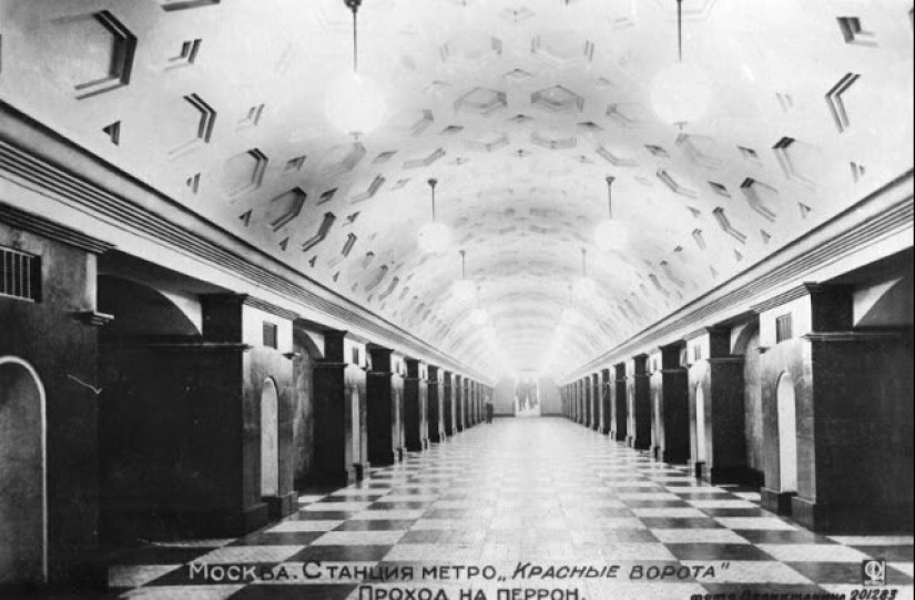 Cómo era el metro de Moscú en 1935