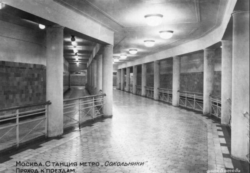 Cómo era el metro de Moscú en 1935