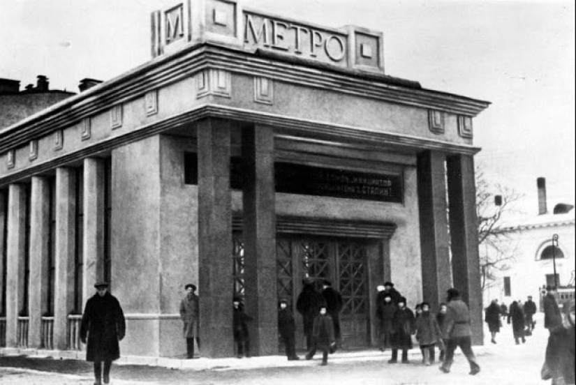 Cómo era el metro de Moscú en 1935