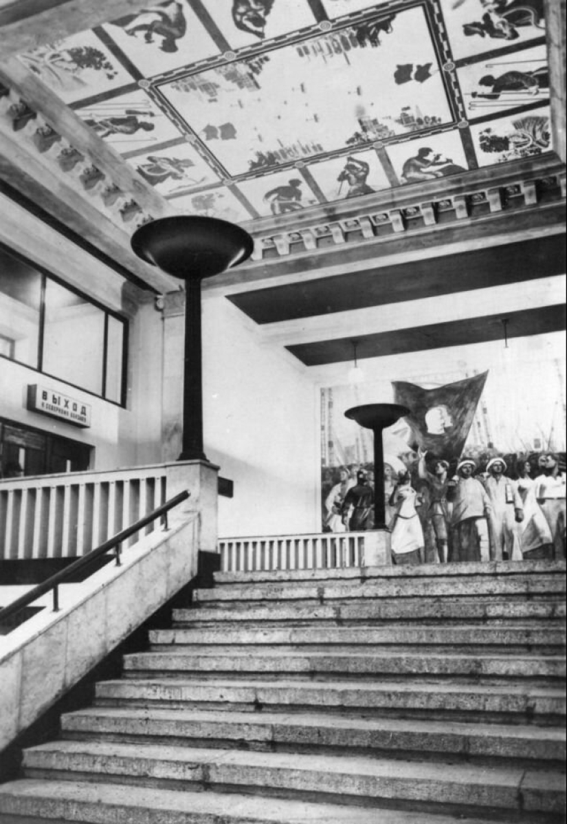 Cómo era el metro de Moscú en 1935