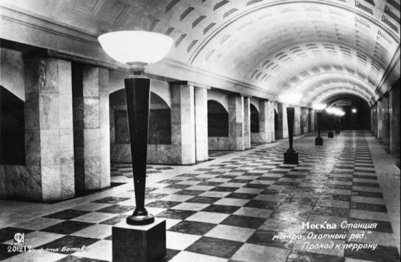 Cómo era el metro de Moscú en 1935