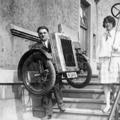 Cómo era el Zaschka Three Wheeler, el primer coche plegable del mundo