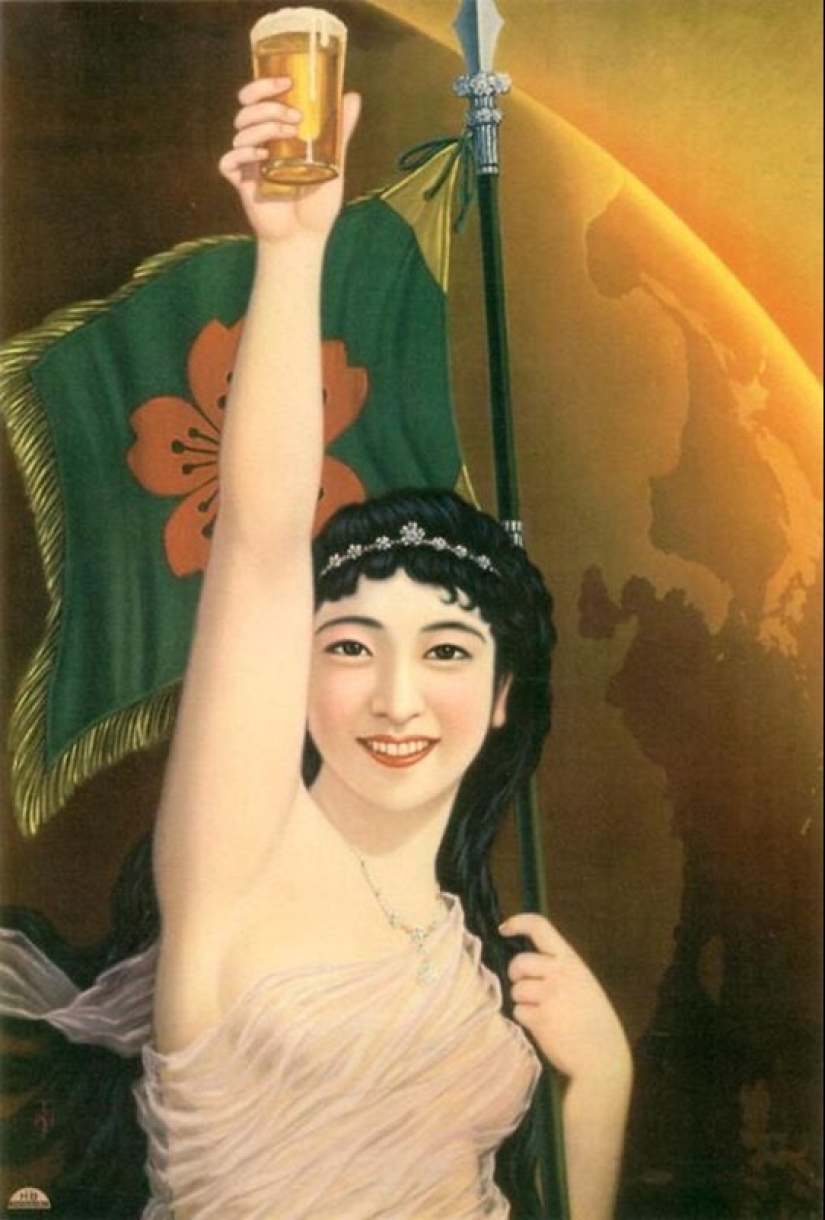 Cómo era la publicidad japonesa de cigarrillos y alcohol en 1894-1954