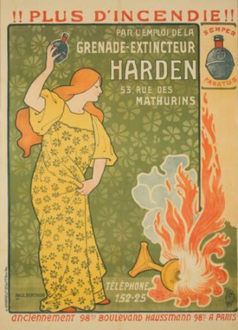 ¿Cómo eran los primeros extintores?