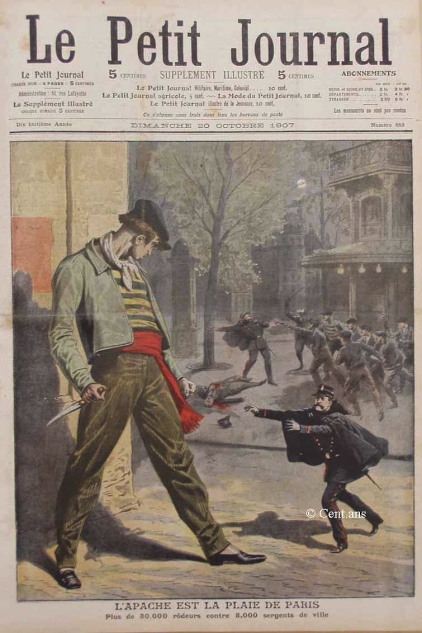 ¿Cómo influyeron los apaches, las gopniks francesas de principios del siglo XX, en la cultura mundial ¿Cómo influyeron los apaches, las gopniks francesas de principios del siglo XX, en la cultura mundial