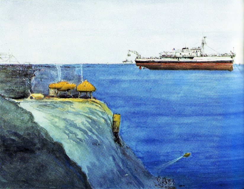 Cómo Jacques-Yves Cousteau y su equipo vivieron y trabajaron en el fondo del océano durante tres meses