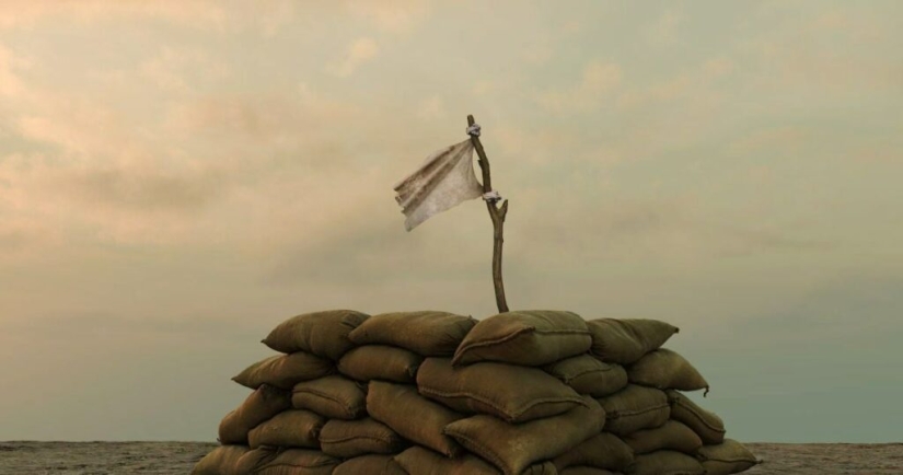 Cómo la bandera blanca se convirtió en símbolo de invitación a las negociaciones y señal de capitulación Cómo la bandera blanca se convirtió en símbolo de invitación a las negociaciones y señal de capitulación