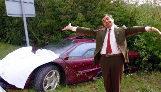 Cómo Mr. Bean vendió su McLaren F1 roto por 12 millones Cómo Mr. Bean vendió su McLaren F1 roto por 12 millones
