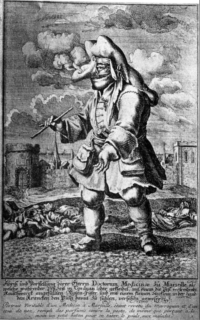 Cómo se hizo el traje de el médico de la peste y por qué se ve tan raro