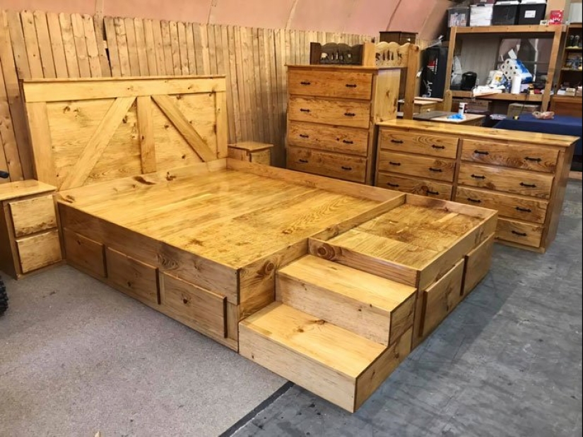 ¿Cómo se ve una cama especial con un lugar para dormir para mascotas?