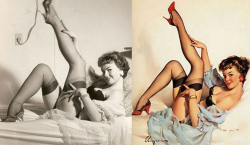 Cómo se veían las chicas que posaron para los carteles pin-up más famosos Cómo se veían las chicas que posaron para los carteles pin-up más famosos