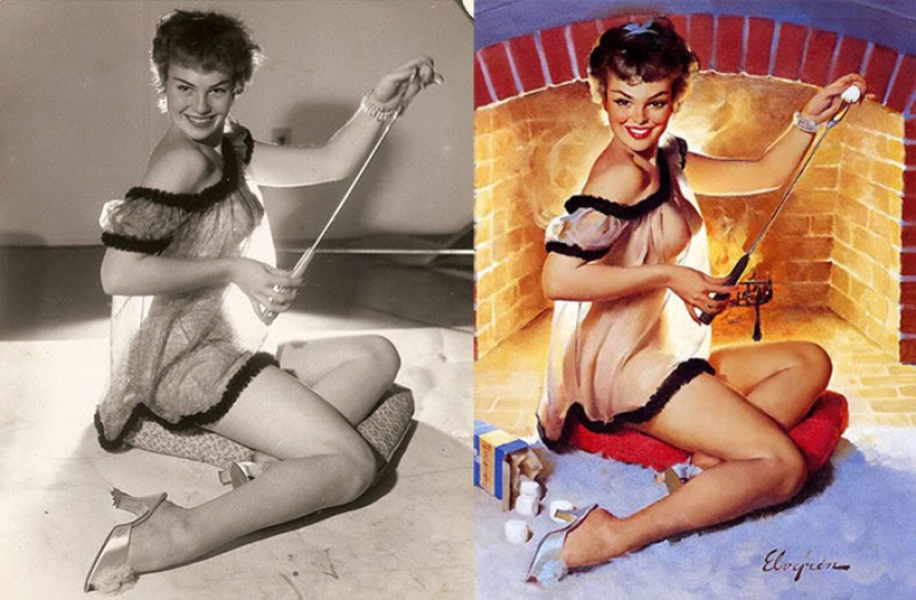 Cómo se veían las chicas que posaron para los carteles pin-up más famosos Cómo se veían las chicas que posaron para los carteles pin-up más famosos