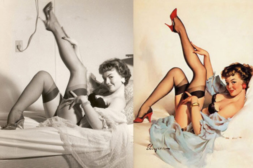 Cómo se veían las chicas que posaron para los carteles pin-up más famosos Cómo se veían las chicas que posaron para los carteles pin-up más famosos
