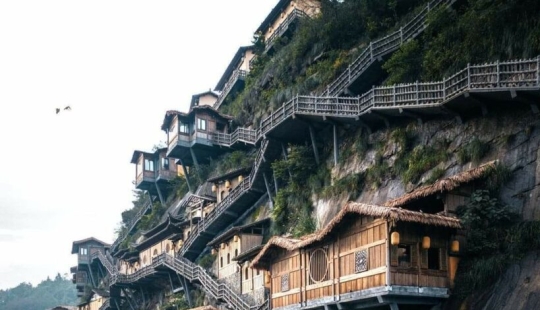 ¿Cómo surgió la aldea china “vertical” de Wangxian y quiénes viven en ella? ¿Cómo surgió la aldea china “vertical” de Wangxian y quiénes viven en ella?