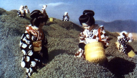 Color photographs of Japan in the beginning of 1950