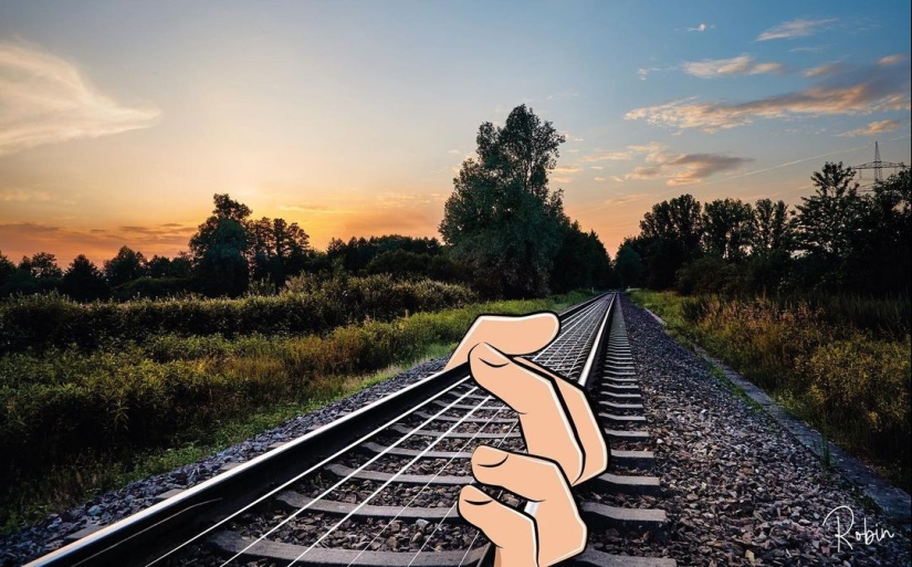 Combinando fotografía e ilustración: 22 obras creativas de Robin Yale Combinando fotografía e ilustración: 22 obras creativas de Robin Yale