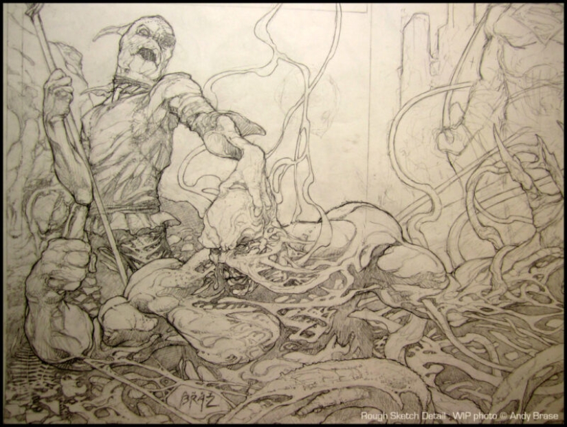 Comic artist Andy Brace and his dark concept art and illustrations Comic artist Andy Brace and his dark concept art and illustrations