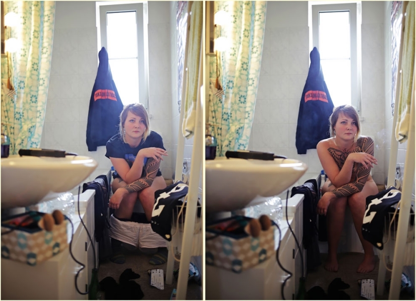 Con ropa y sin ella: un fotógrafo de Alemania desnuda a las modelos en su entorno habitual