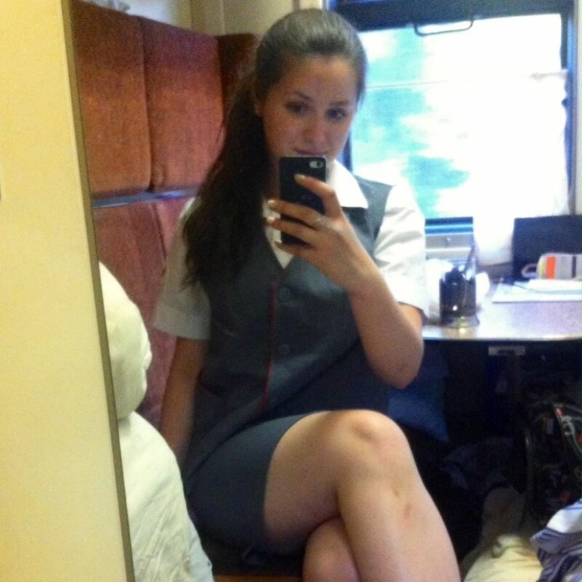 "Con usted en cualquier lugar!": el más hermoso compañero de viaje en los trenes "Con usted en cualquier lugar!": el más hermoso compañero de viaje en los trenes