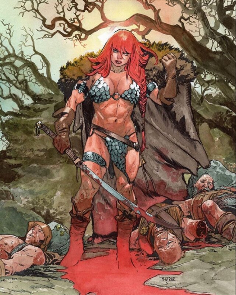 Conan, Thor, Batman, and other epic heroes in the works of the classic comic Mahmoud Asrar Conan, Thor, Batman, and other epic heroes in the works of the classic comic Mahmoud Asrar