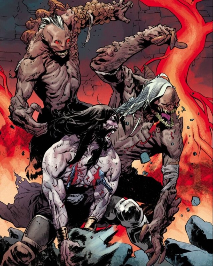 Conan, Thor, Batman, and other epic heroes in the works of the classic comic Mahmoud Asrar Conan, Thor, Batman, and other epic heroes in the works of the classic comic Mahmoud Asrar