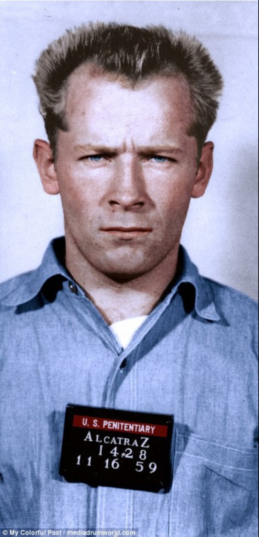 Criminals in a new color: photographer colorizes photos of famous villains Criminals in a new color: photographer colorizes photos of famous villains