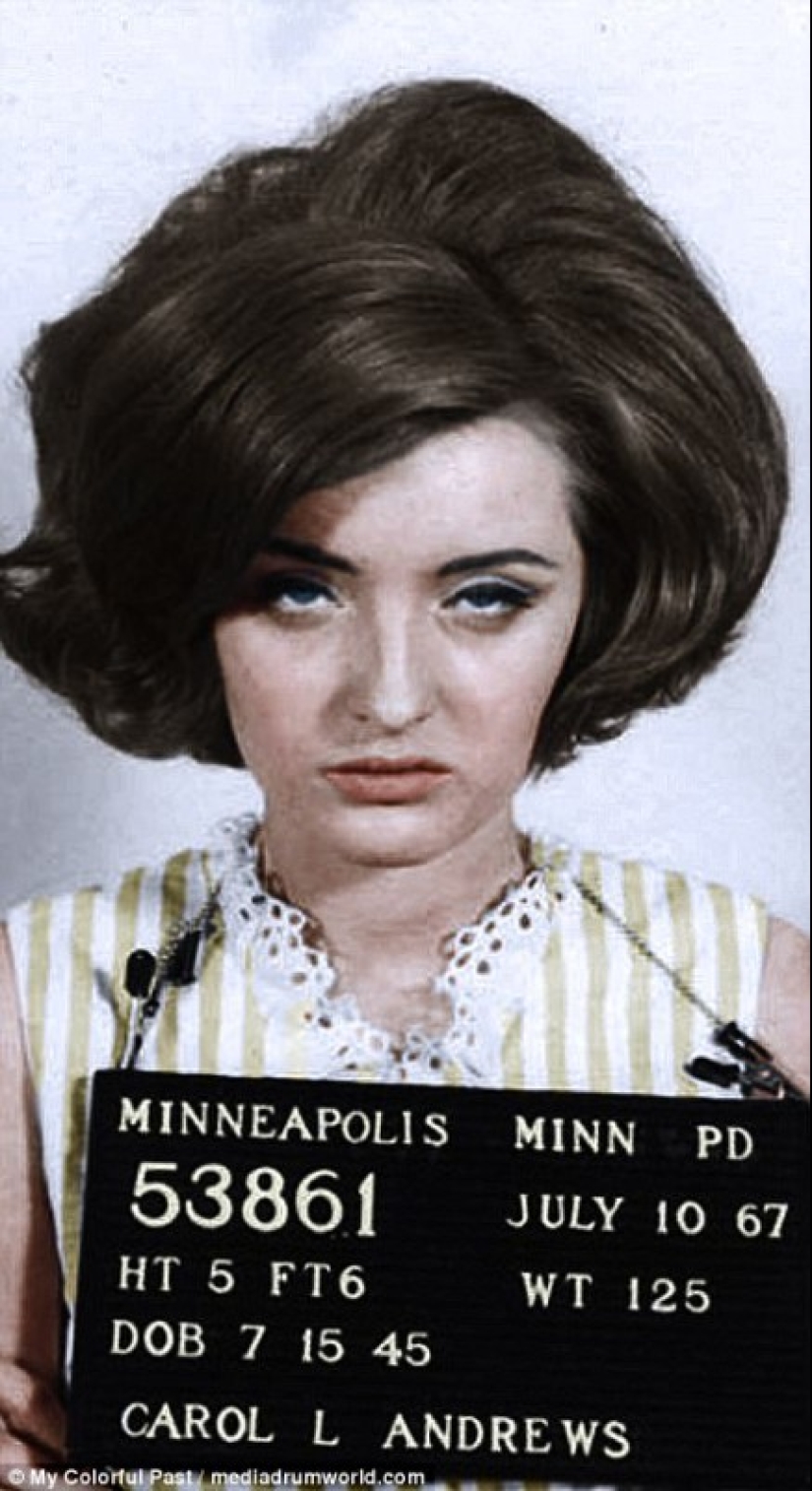Criminals in a new color: photographer colorizes photos of famous villains Criminals in a new color: photographer colorizes photos of famous villains
