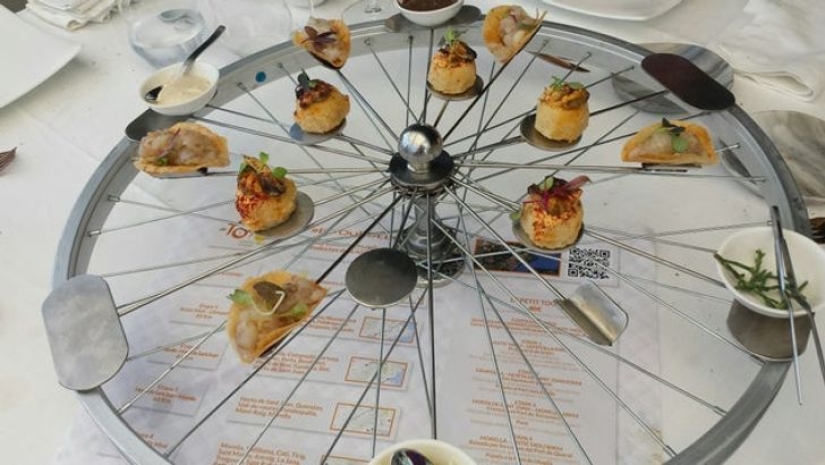 Croutons on a shovel: 22 examples of a very strange serving of dishes Croutons on a shovel: 22 examples of a very strange serving of dishes