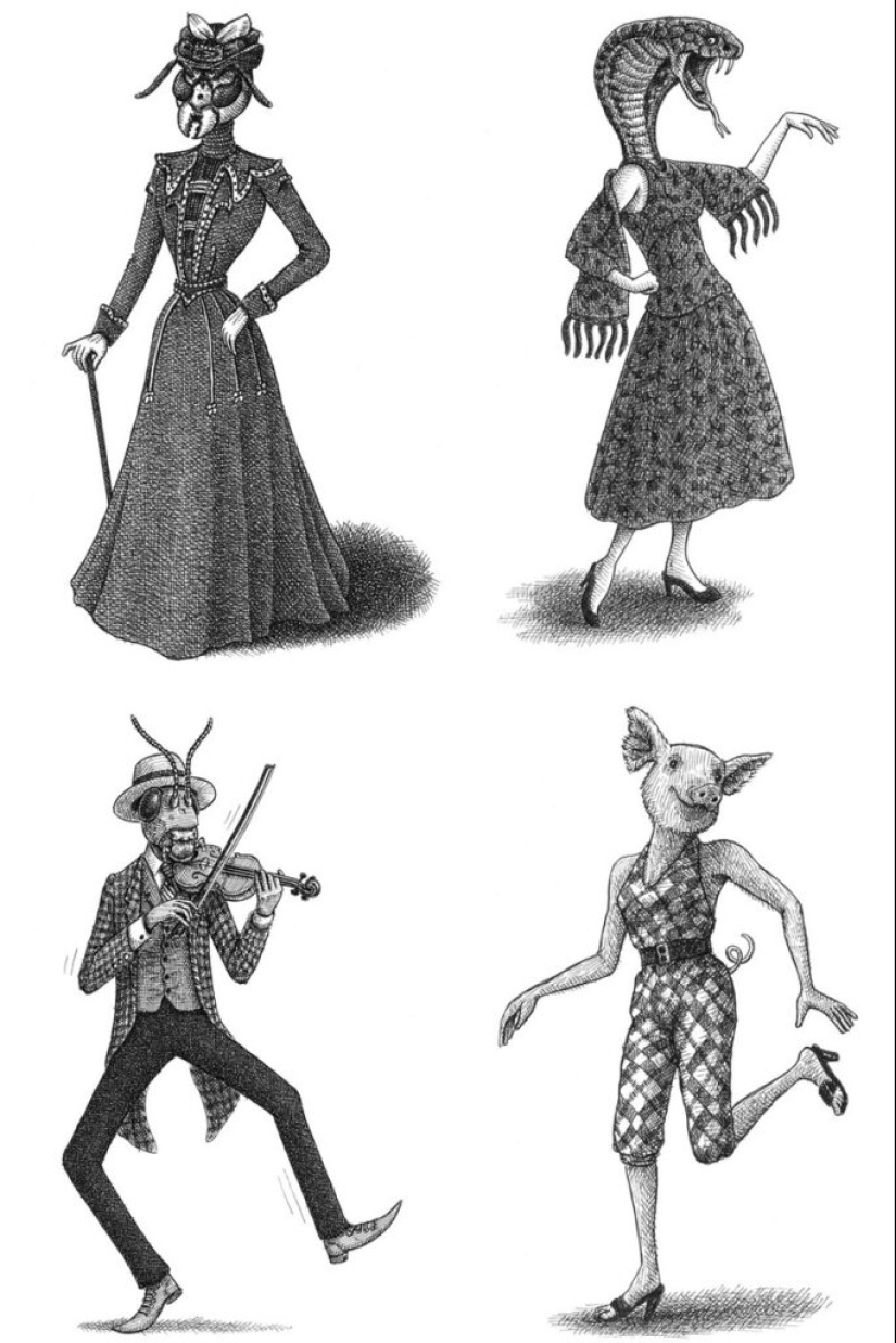 Death's Touches: Illustrator Landis Blair and His Art of Twilight