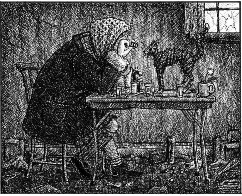 Death's Touches: Illustrator Landis Blair and His Art of Twilight