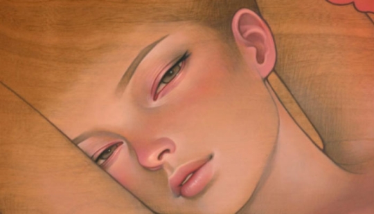 Delicate and Seductive Wood Paintings by Audrey Kawasaki Delicate and Seductive Wood Paintings by Audrey Kawasaki