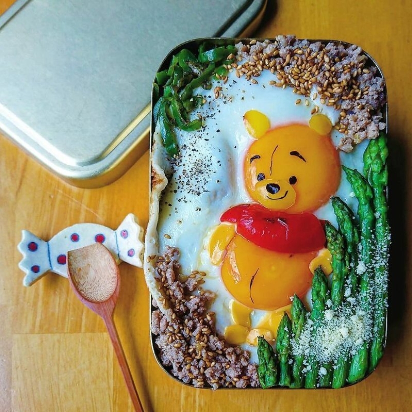 Deliciosos y hermosos huevos de un gran Japonés mamá