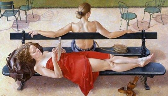 Desapego y erotismo sofisticado en las pinturas de Francine Van Hove Desapego y erotismo sofisticado en las pinturas de Francine Van Hove