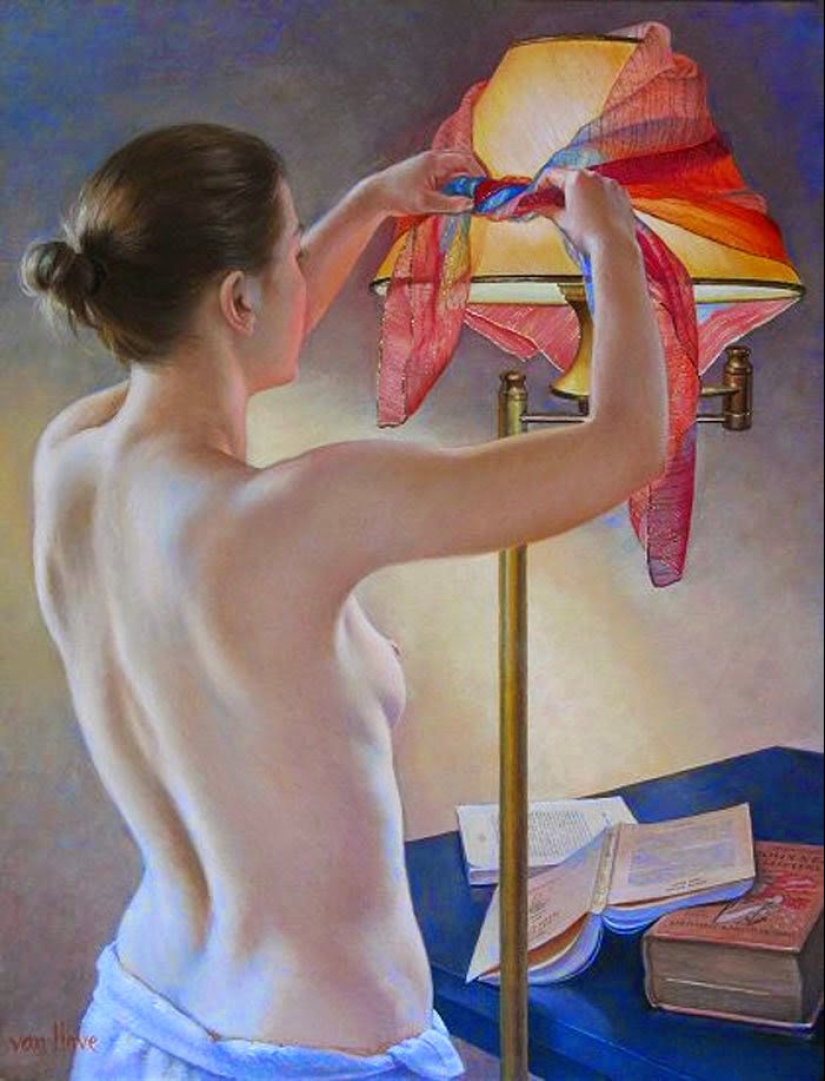 Desapego y erotismo sofisticado en las pinturas de Francine Van Hove