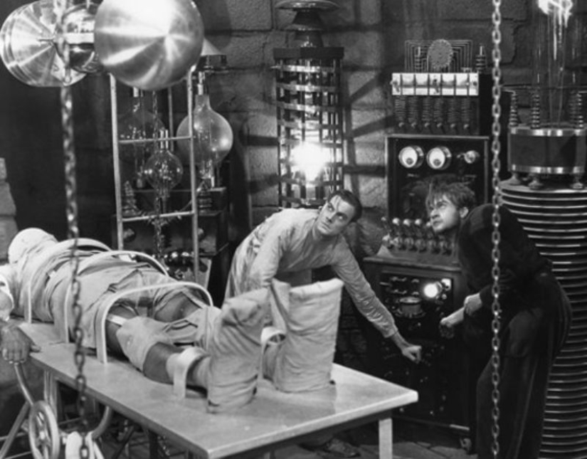 Detrás de escena de las películas clásicas de Frankenstein