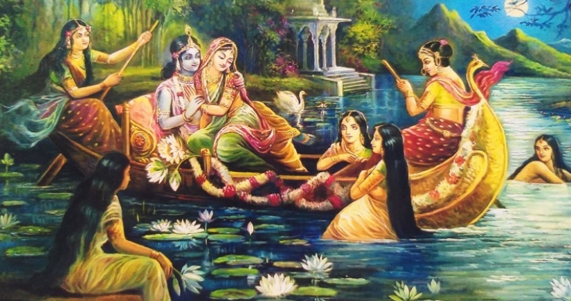 Dioses, personas y épocas en las pinturas del artista Vishal Gurjal