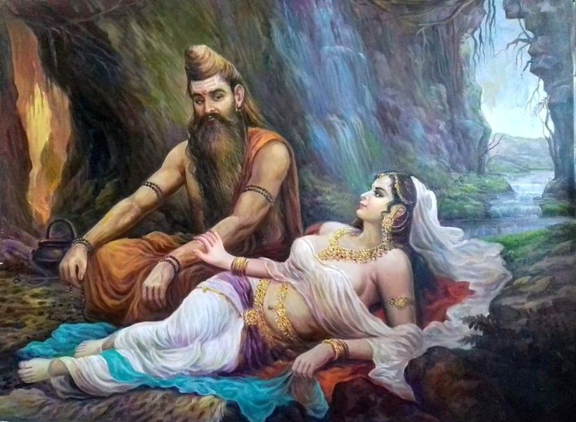 Dioses, personas y épocas en las pinturas del artista Vishal Gurjal