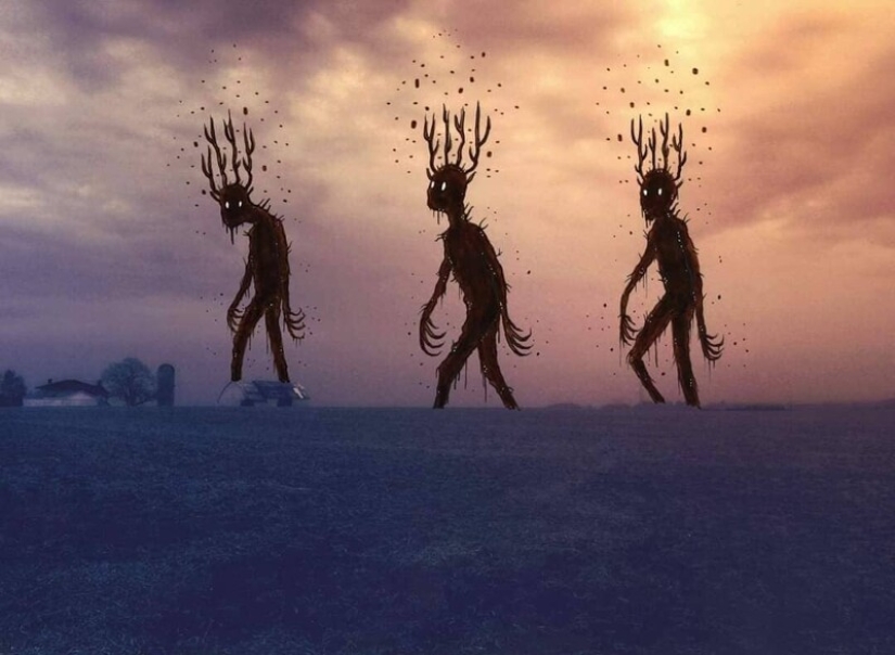 Disturbing fairy tales by the artist Marc Gagnier, who was able to combine the terrible and the sweet