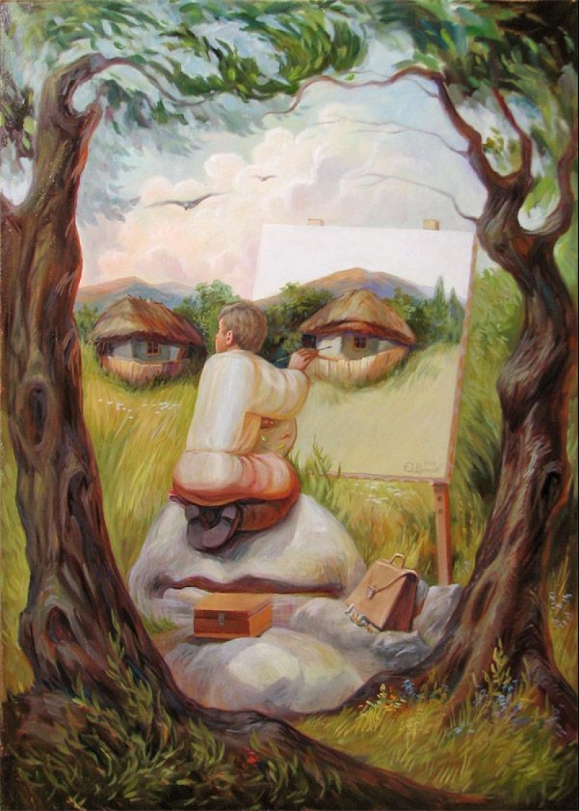 Do not believe your eyes: master of optical illusion artist Oleg Shuplyak Do not believe your eyes: master of optical illusion artist Oleg Shuplyak