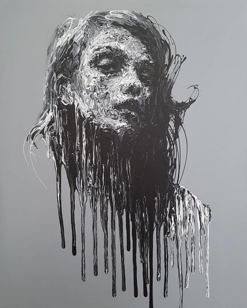 Doodle Liz Y Ahmet: artista crea inusual retratos de mujeres de Karakul