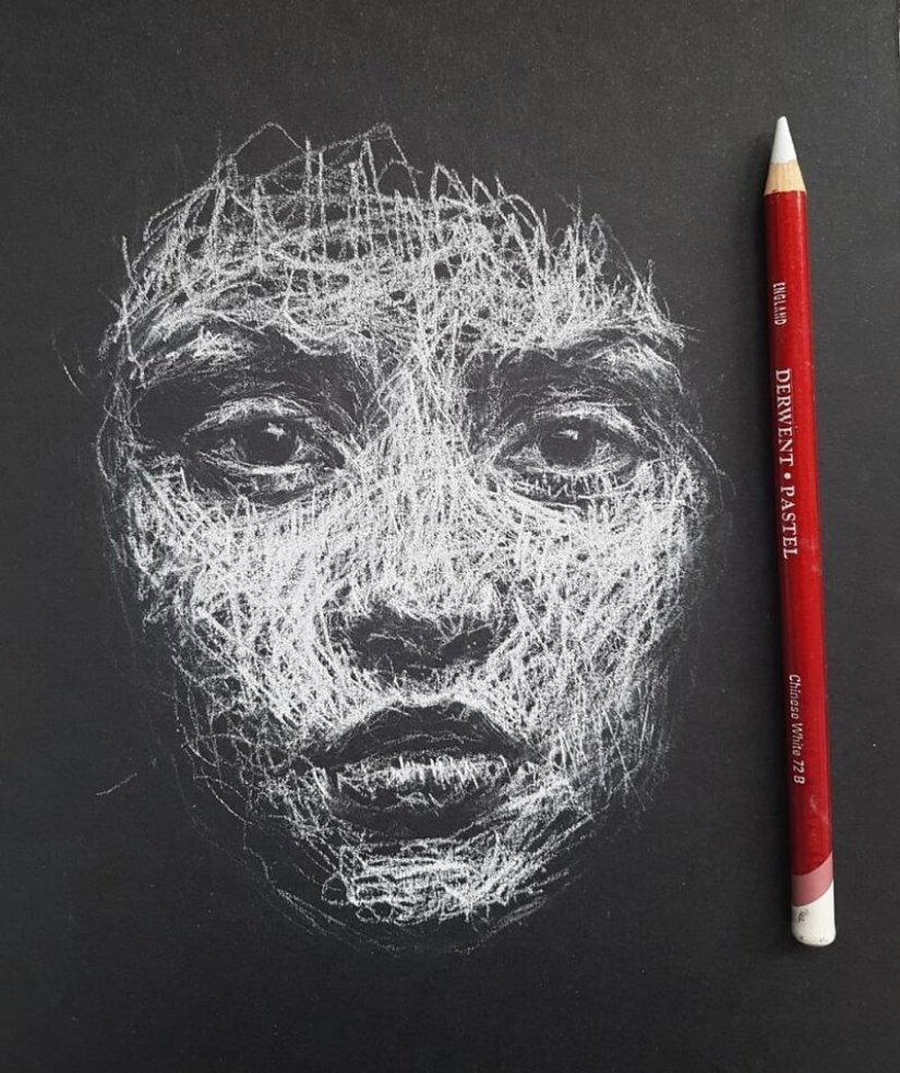 Doodle Liz Y Ahmet: artista crea inusual retratos de mujeres de Karakul