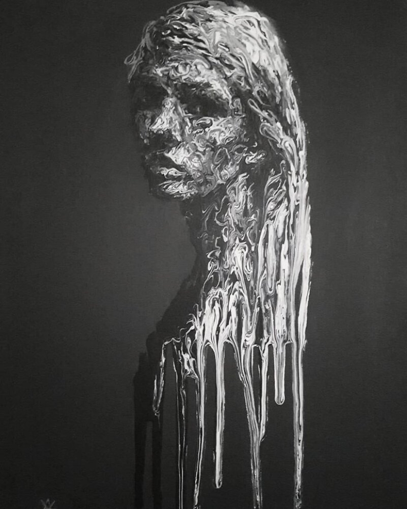 Doodle Liz Y Ahmet: artista crea inusual retratos de mujeres de Karakul