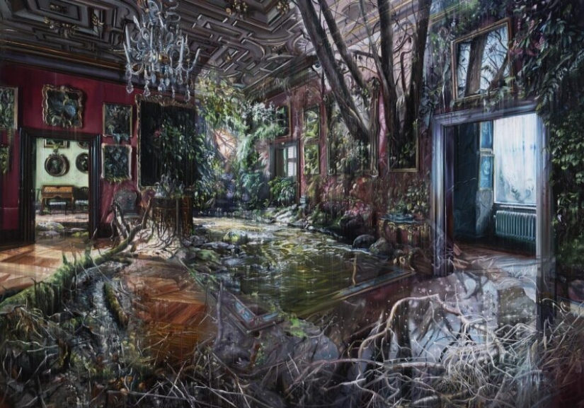 Dreams, reality, desolation and urban studies in the fantastic paintings by the artist Jacob Brostrup