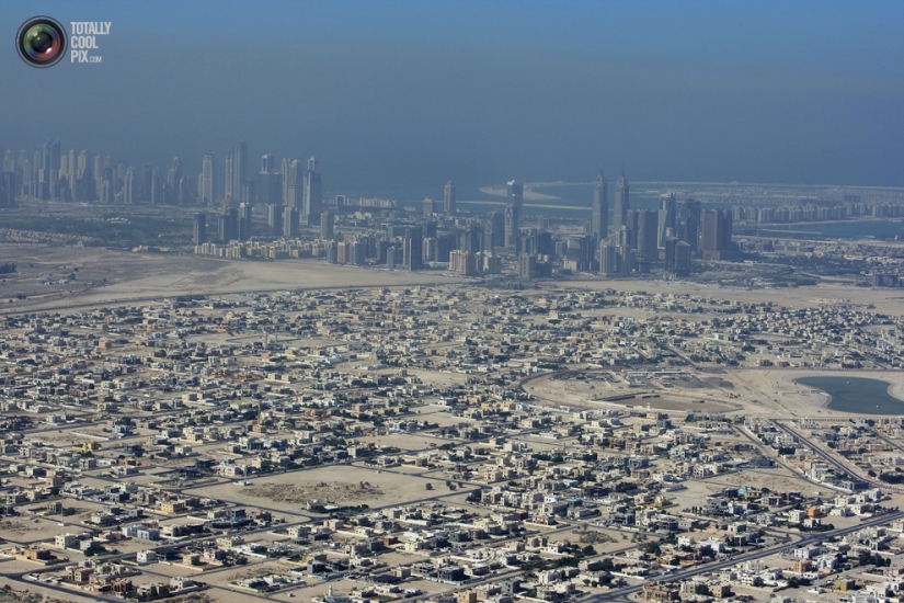 Dubai from a bird's eye view