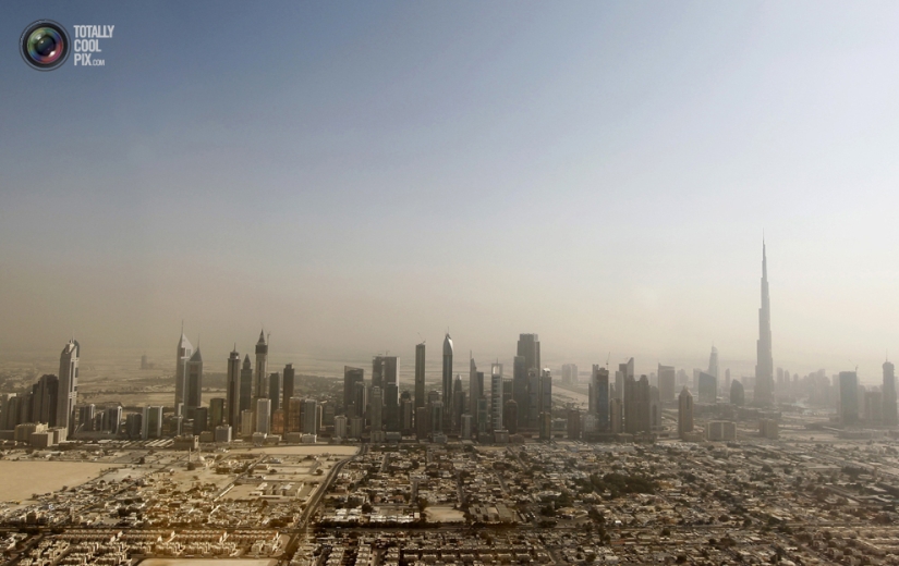 Dubai from a bird's eye view