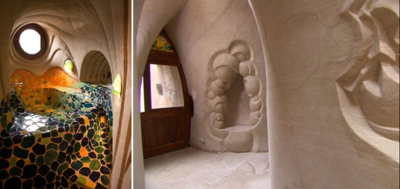 Durante 25 años, solo, creó un mundo subterráneo de cuento de hadas