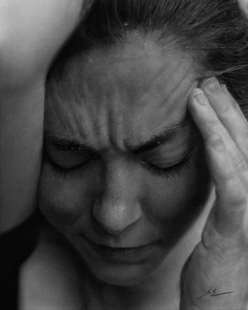 Dylan Eakin y sus dibujos fotorrealistas al carboncillo