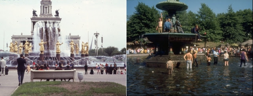 East and West: Color photographs of Moscow and New York in 1969