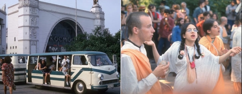 East and West: Color photographs of Moscow and New York in 1969